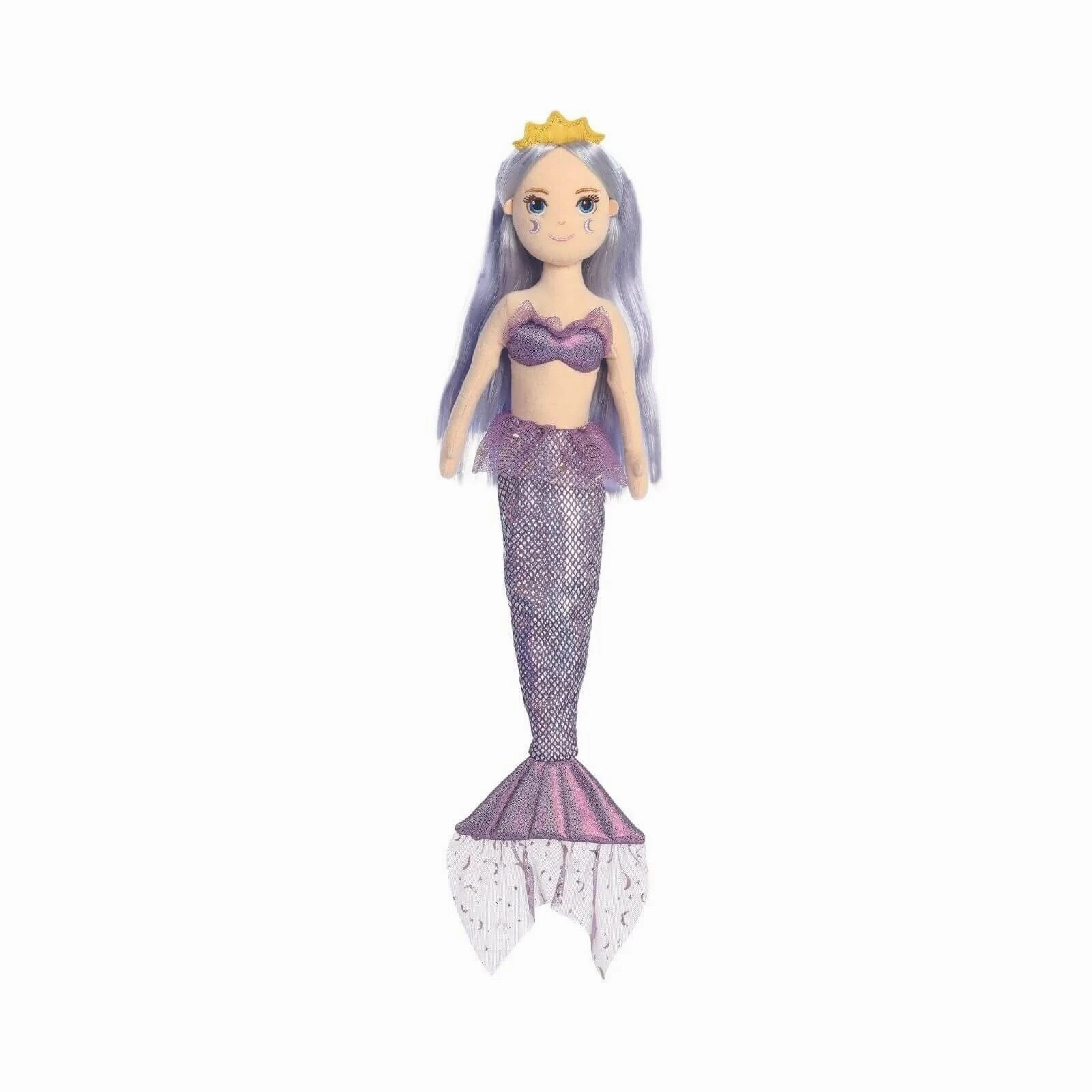 Sea Sparkles Lavender Mermaid Soft Toy