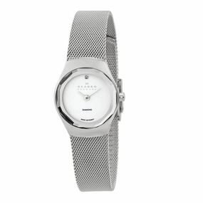 SKAGEN 432SSSS Black Label Executive Silver Dial Stainless Steel Women's Watch