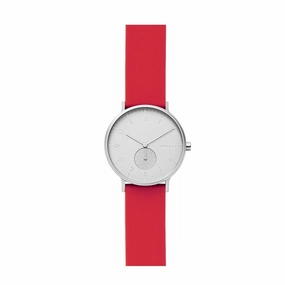 SKAGEN SKW1120 Aaren Kulor Three Hand Multi Silicone Men's Watch Strap Set