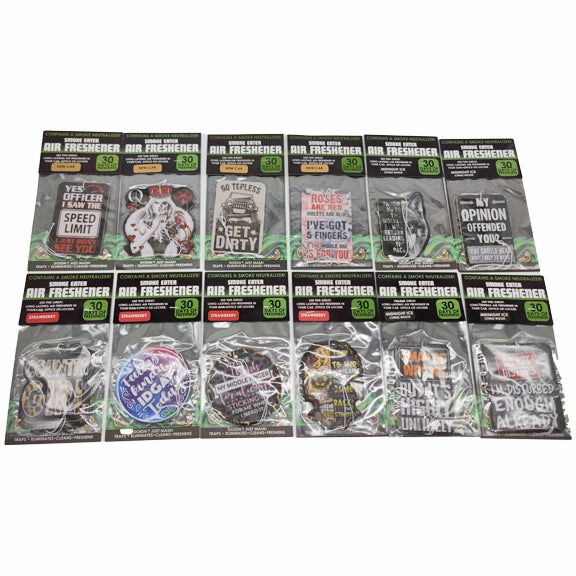 Smoke Eater Hanging Air Freshener - 12 Pieces Per Retail Ready Display 23146