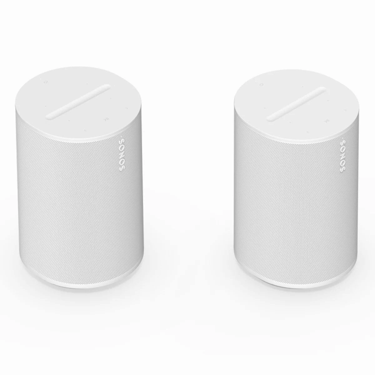 Sonos E10G1WTPR Era 100 Voice-Controlled Wireless Smart Speakers with Bluetooth, Pair White