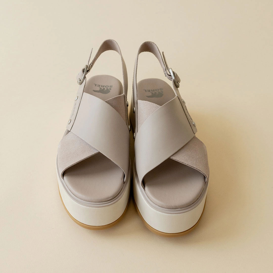 Sorel Dayspring Crisscross Sandal-Crushed Clay/Chalk