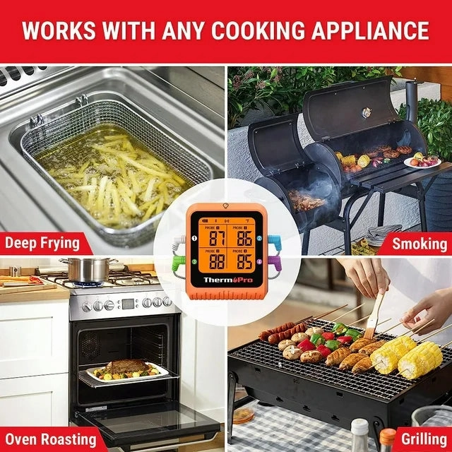 ThermoPro 990098953 Truly Wireless Bluetooth Grill Thermometer Bundle