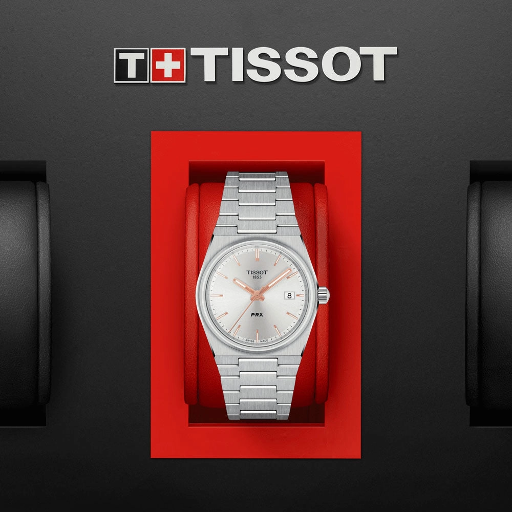 Tissot PRX 35mm Silver Dial Quartz Watch T1372101103100