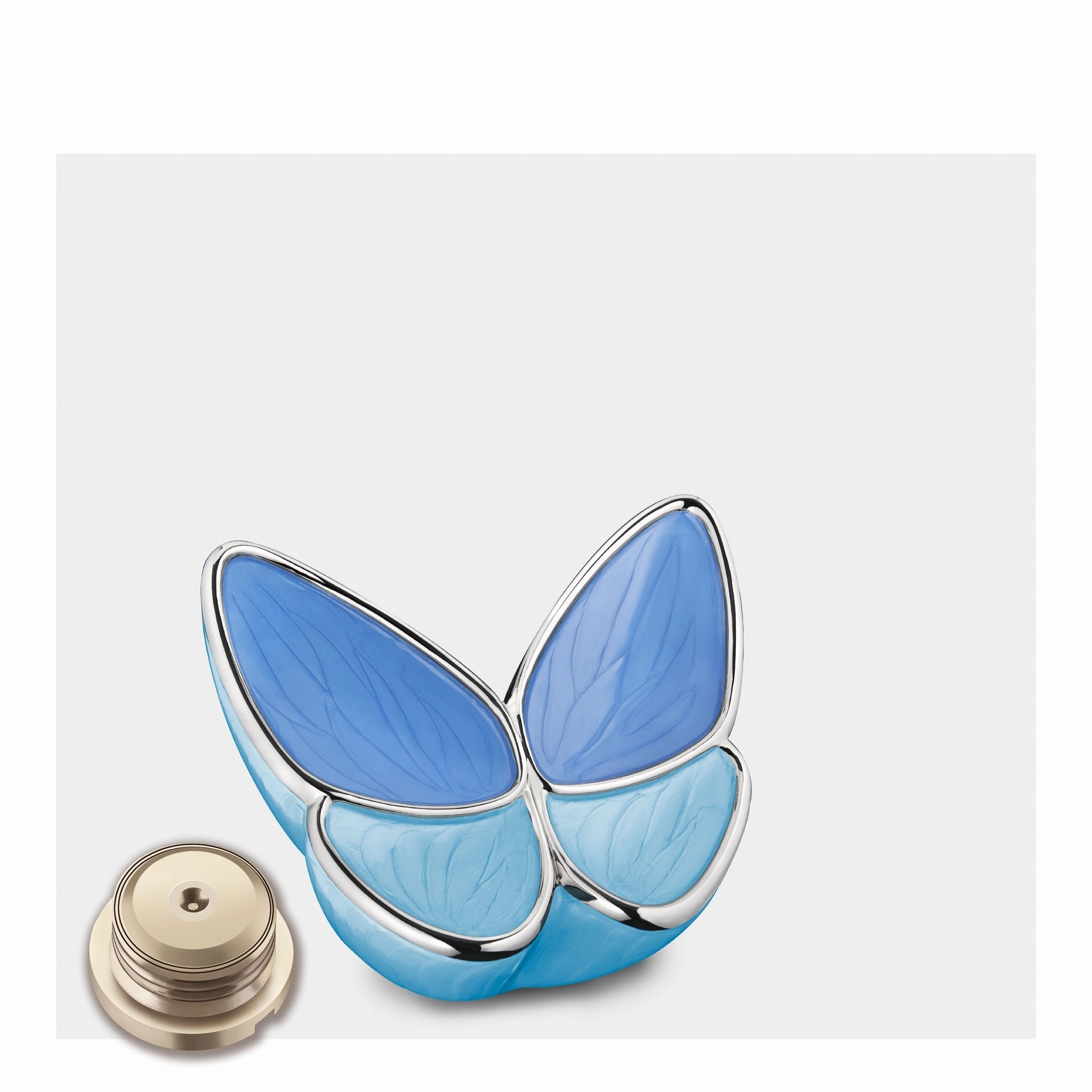 Wings of Hope Butterfly Cremation Urn in Blue