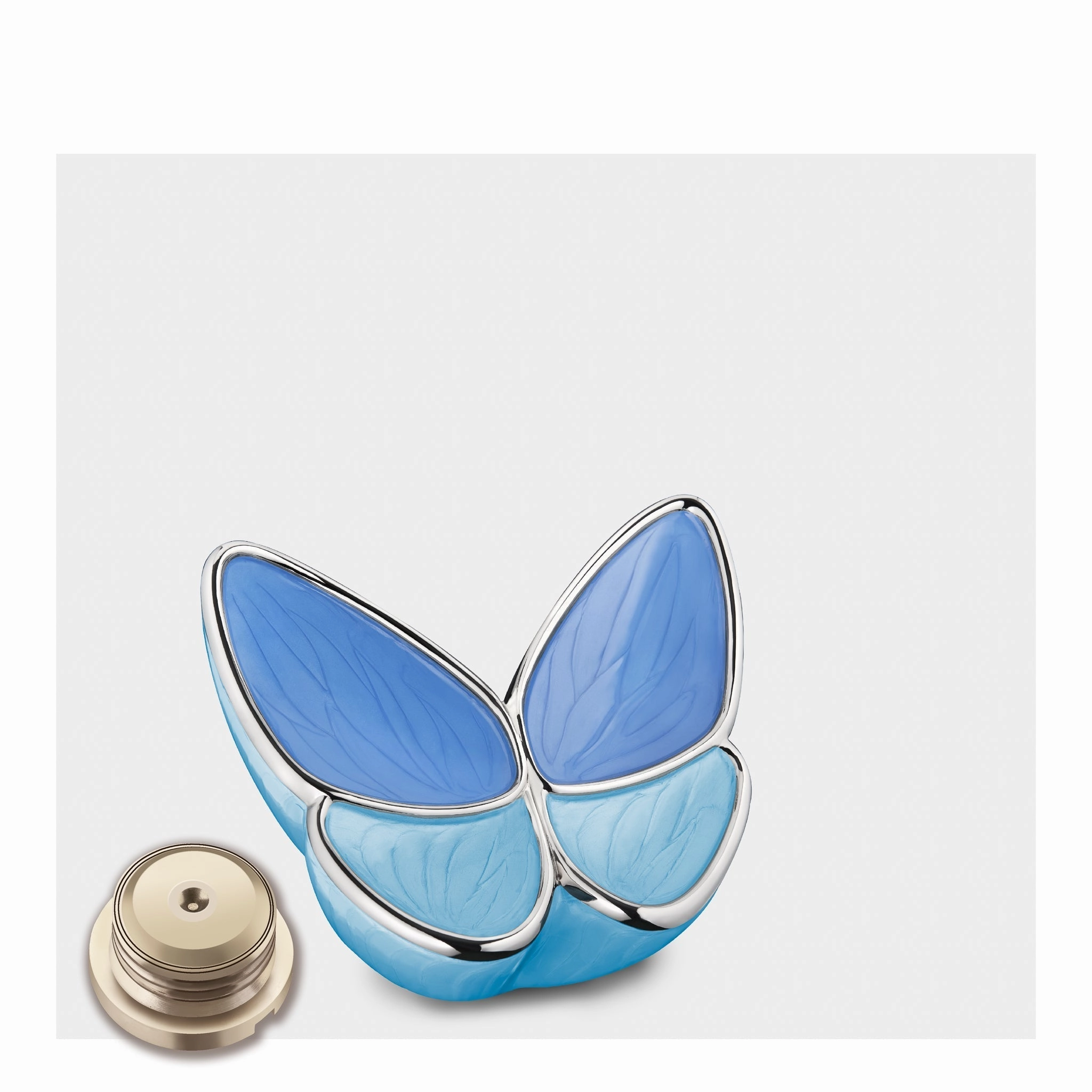 Wings of Hope Butterfly Cremation Urn in Blue