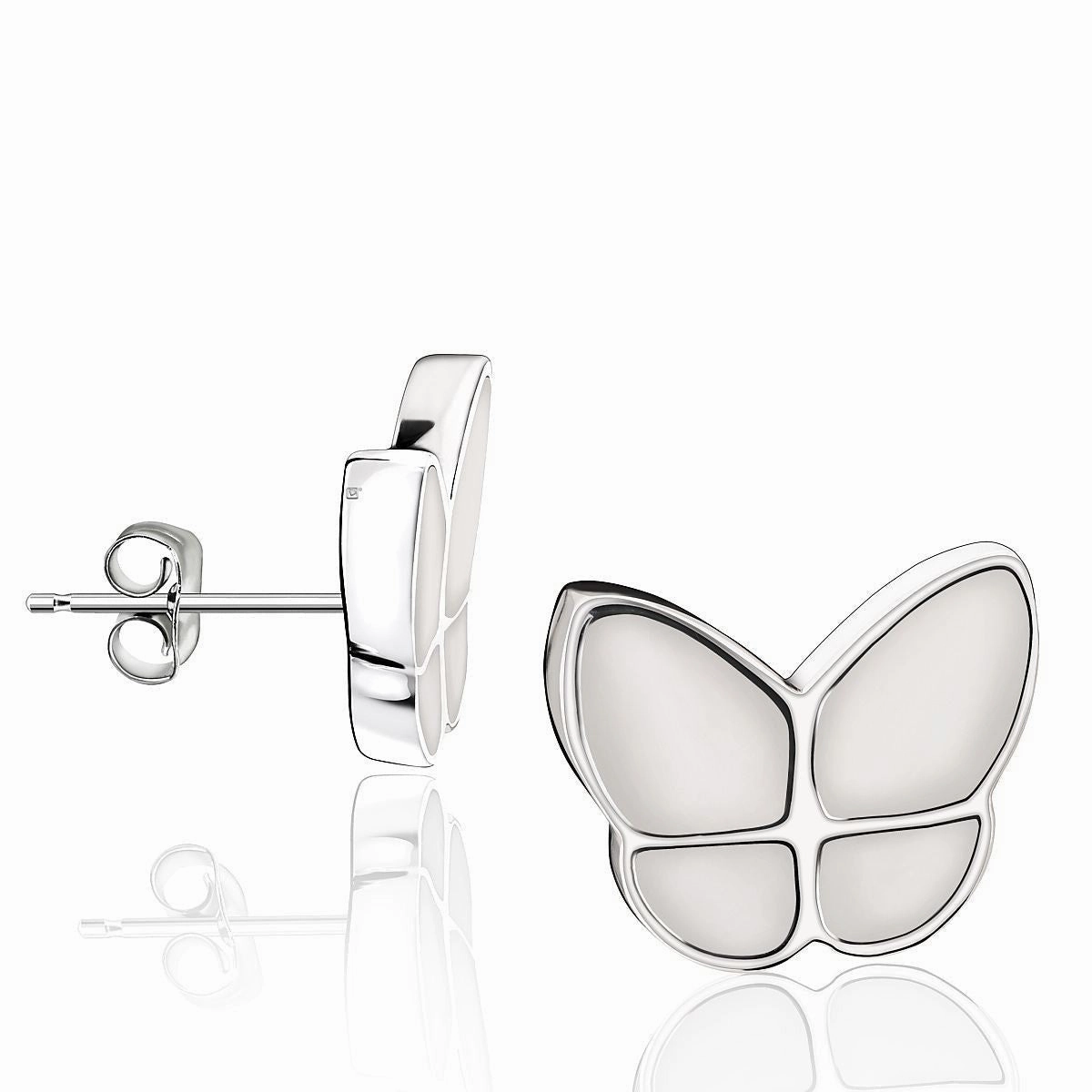 Wings of Hope Butterfly Cremation Urn in Pearl White